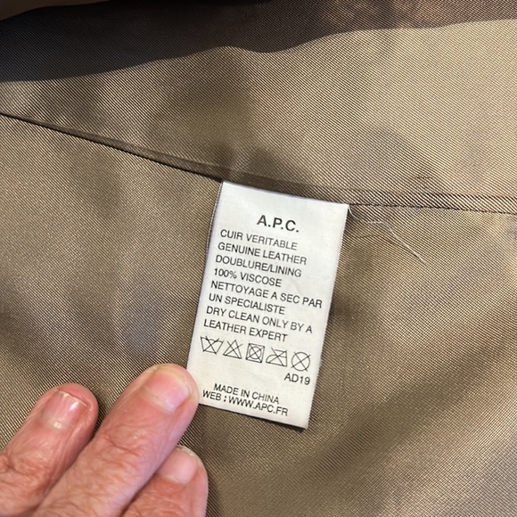 A.P.C fur coat xs feels like rabbit - Picture 6 of 10